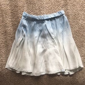 Flowy circle ombré skirt